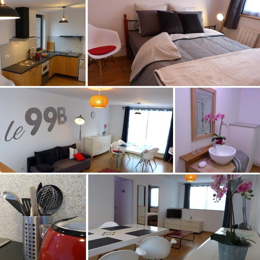 Le 99B Modern Apartment Queen Size Bed Connected Tv Hallennes-lez-Haubourdin المظهر الخارجي الصورة