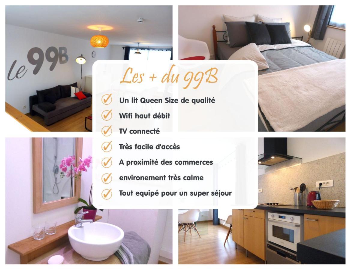 Le 99B Modern Apartment Queen Size Bed Connected Tv Hallennes-lez-Haubourdin المظهر الخارجي الصورة